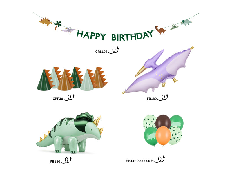 Dinosaurie Partyset