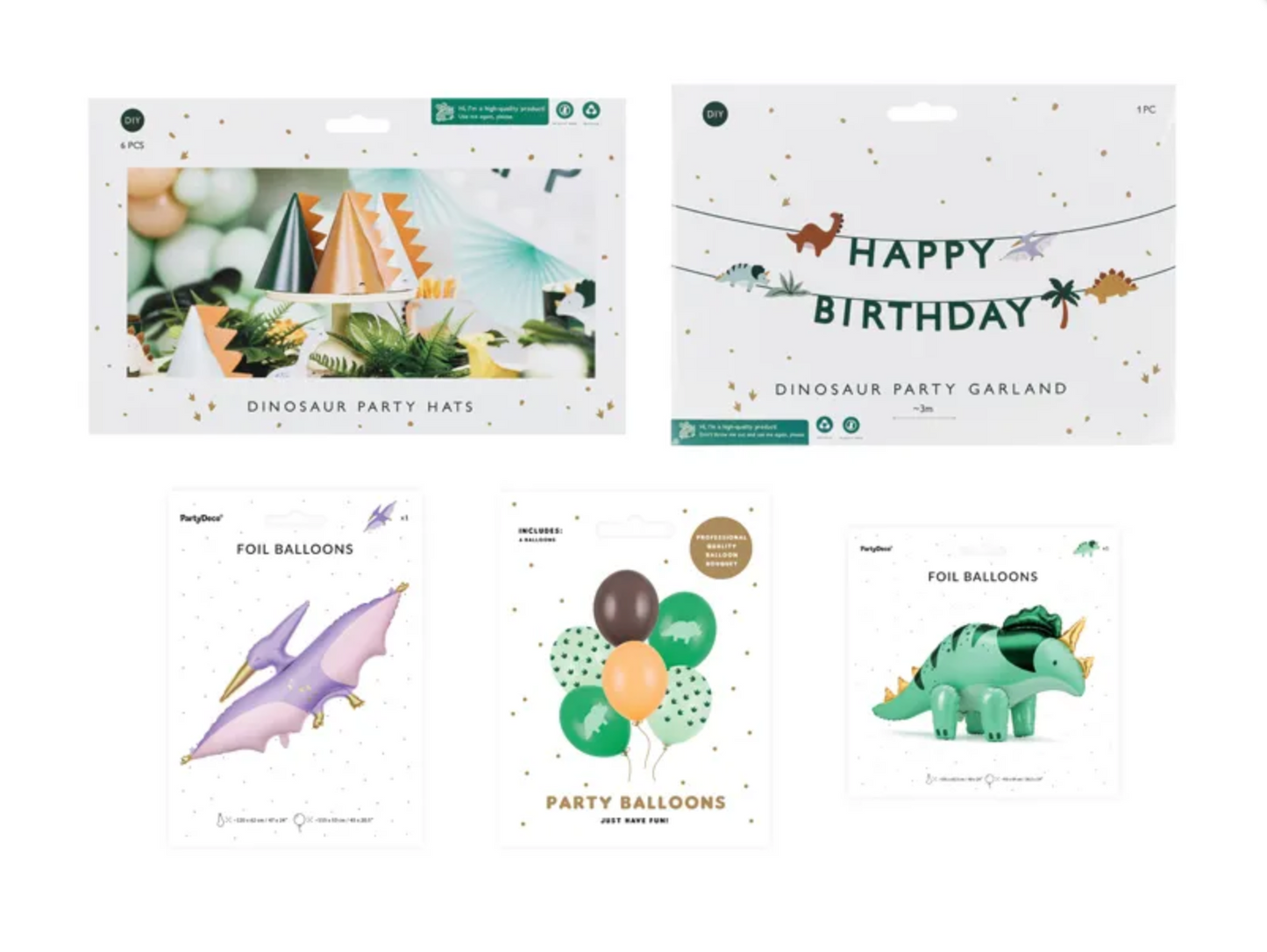Dinosaurie Partyset