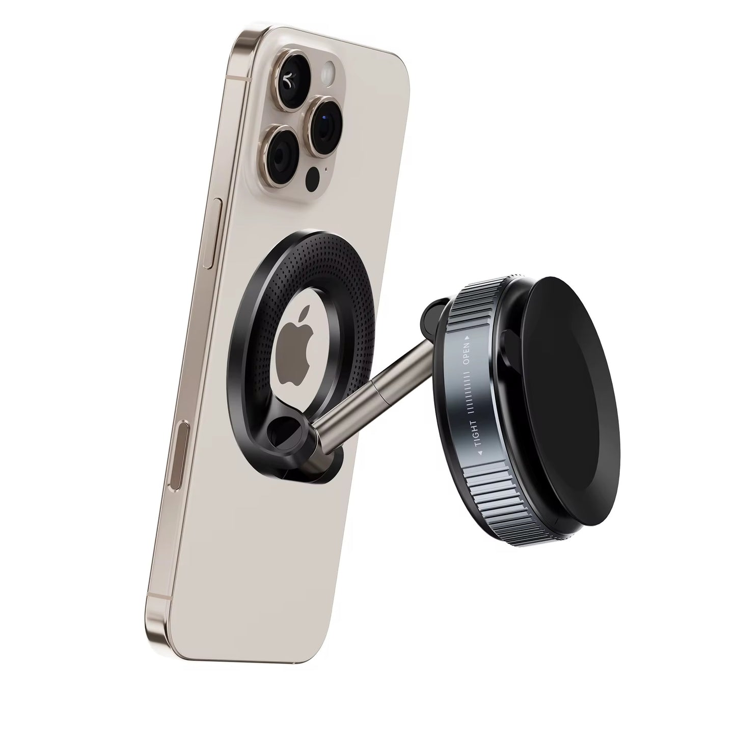 360° Magnetisk Telefonhållare med Vakuumsug – För Bil, Vägg, Spegel, Glas & Gym | Universal Mobilhållare