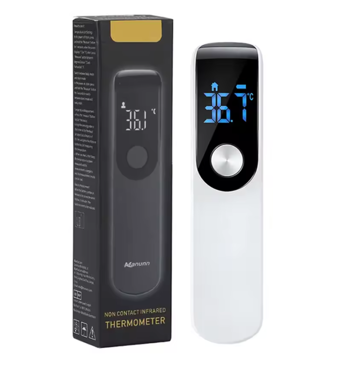 Digital beröringsfri febertermometer för panna – barn & vuxna
