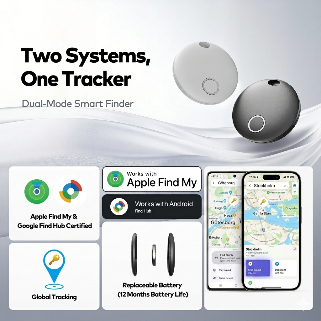 GPS Tracker V3 – Fungerar med iPhone & Android