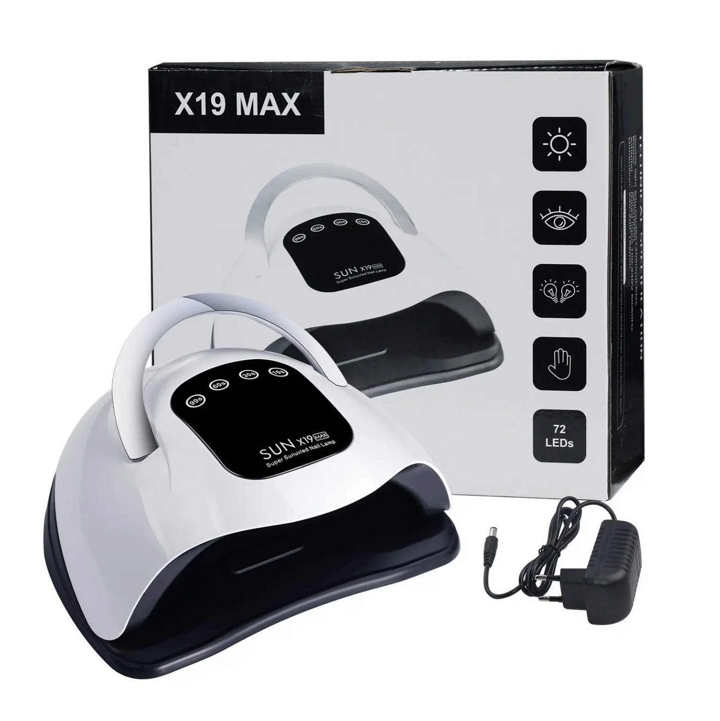 Kraftfull 320W Dual Light LED UV-lampa för snabb och effektiv nagelvård