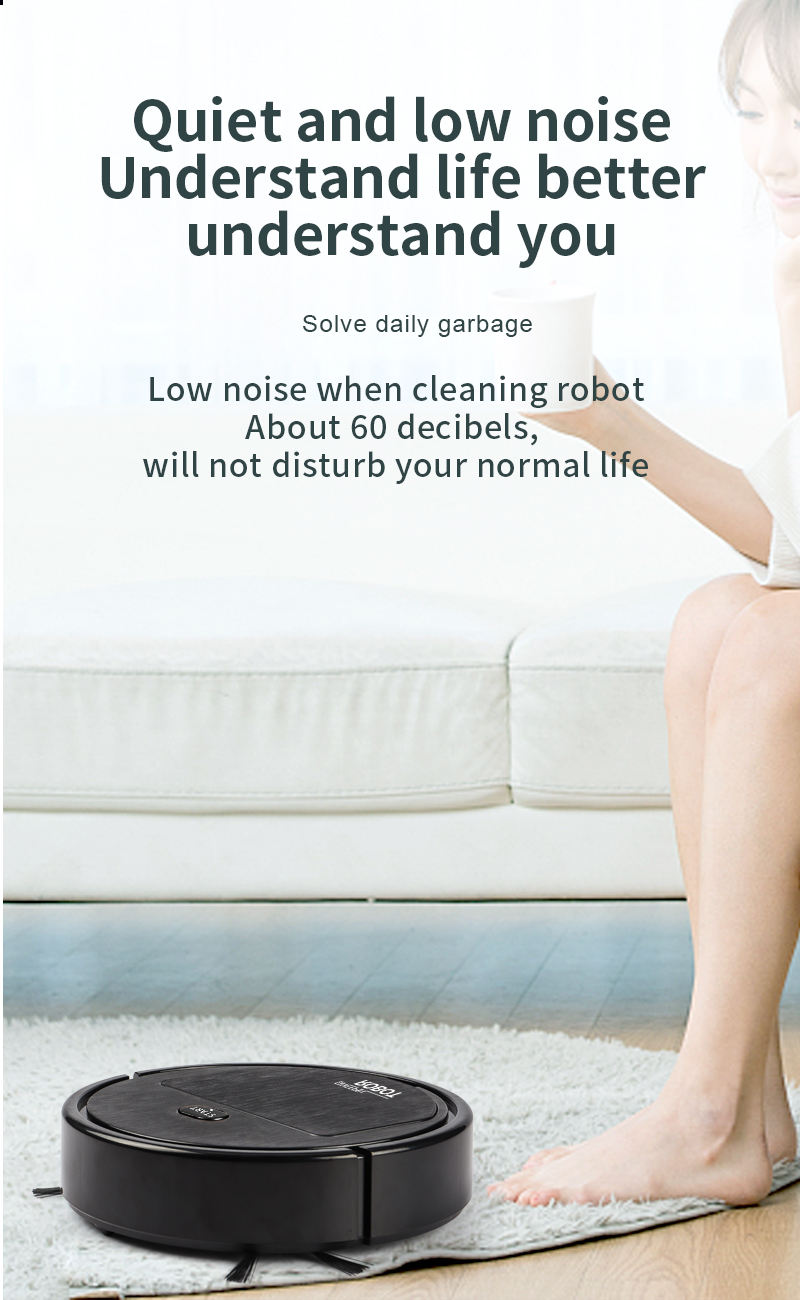 3-i-1 Robotdammsugare & Moppar – 1500 Pa Sugkraft, Trådlös, Automatisk Rengöring