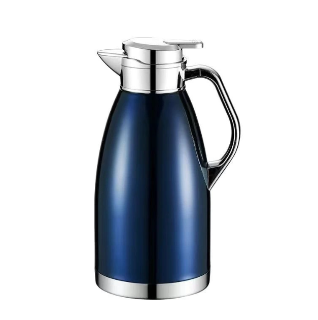 Stainless Steel Thermos – 2.3L Vakuumisolerad Vattenflaska med Lock