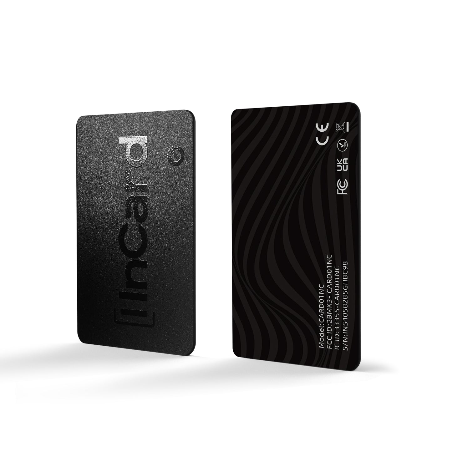 Ultratunt GPS-kort Spåra plånbok, värdesaker med Apple & Google