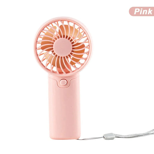 Cute Mini Fan Portable Handheld Fan Lightweight Handy Fan Pocket Size Low Noise Small Electric Fan Student Gift Outdoor Fan 2024